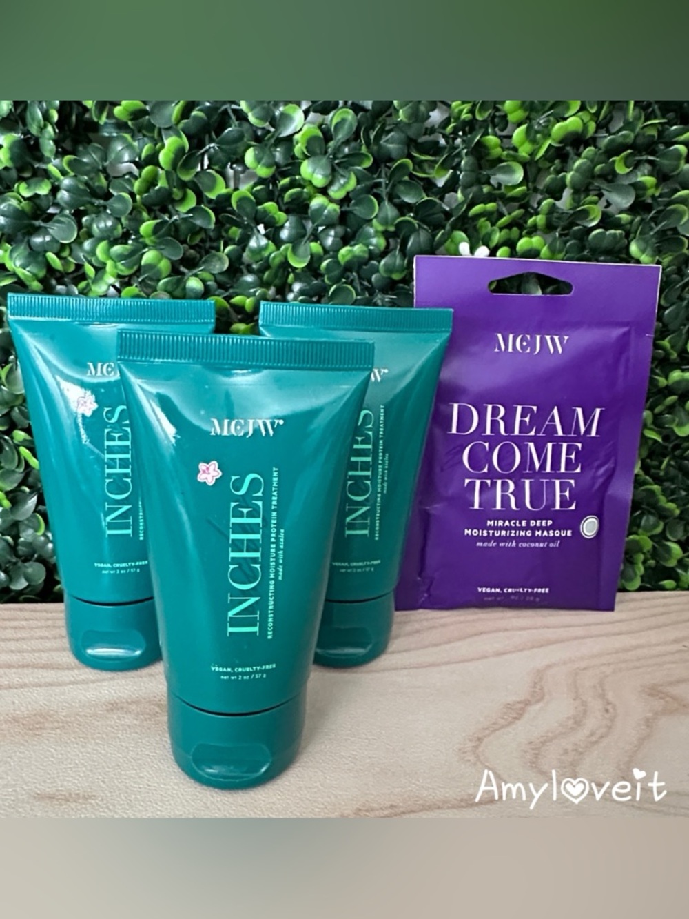 MEJW Inches Moisture Protein Hair Treatment Set & Dreams Come True Hair Mask #13